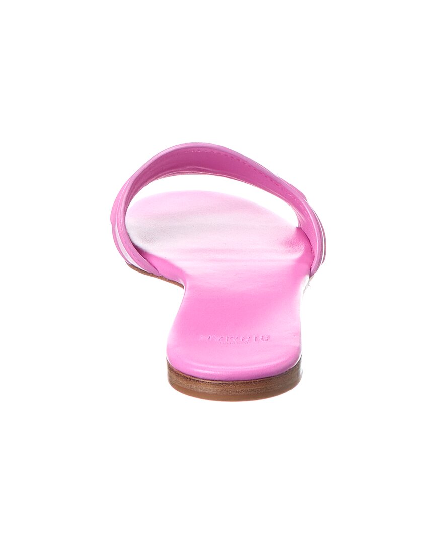 padded clarita leather slide