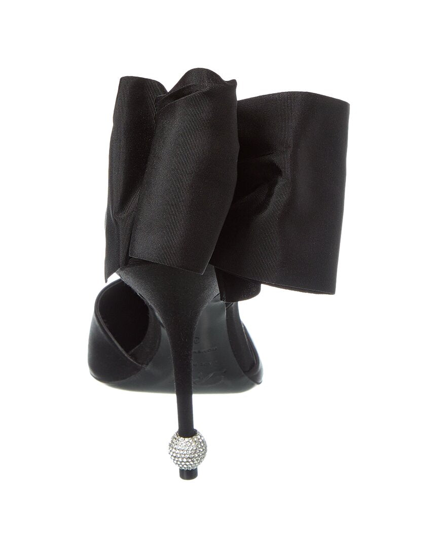 d'orsay papillon satin pump