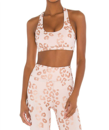 Medium - rose gold with lux cheetah print