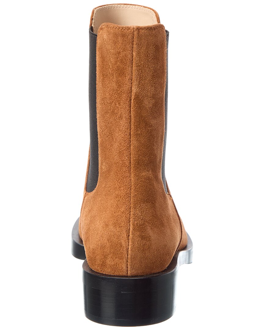 lenora suede chelsea bootie