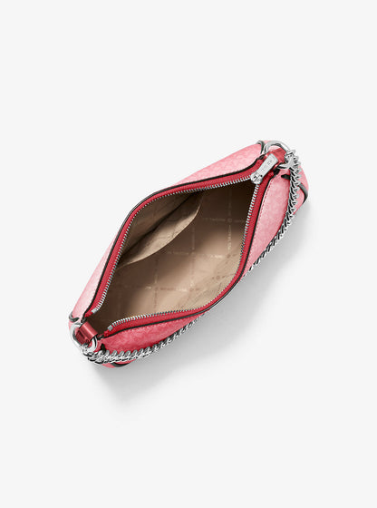 jet set large ombré signature logo pochette