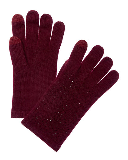 sofiacashmere scattered heat set cashmere glove