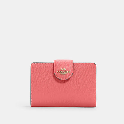 medium corner zip wallet