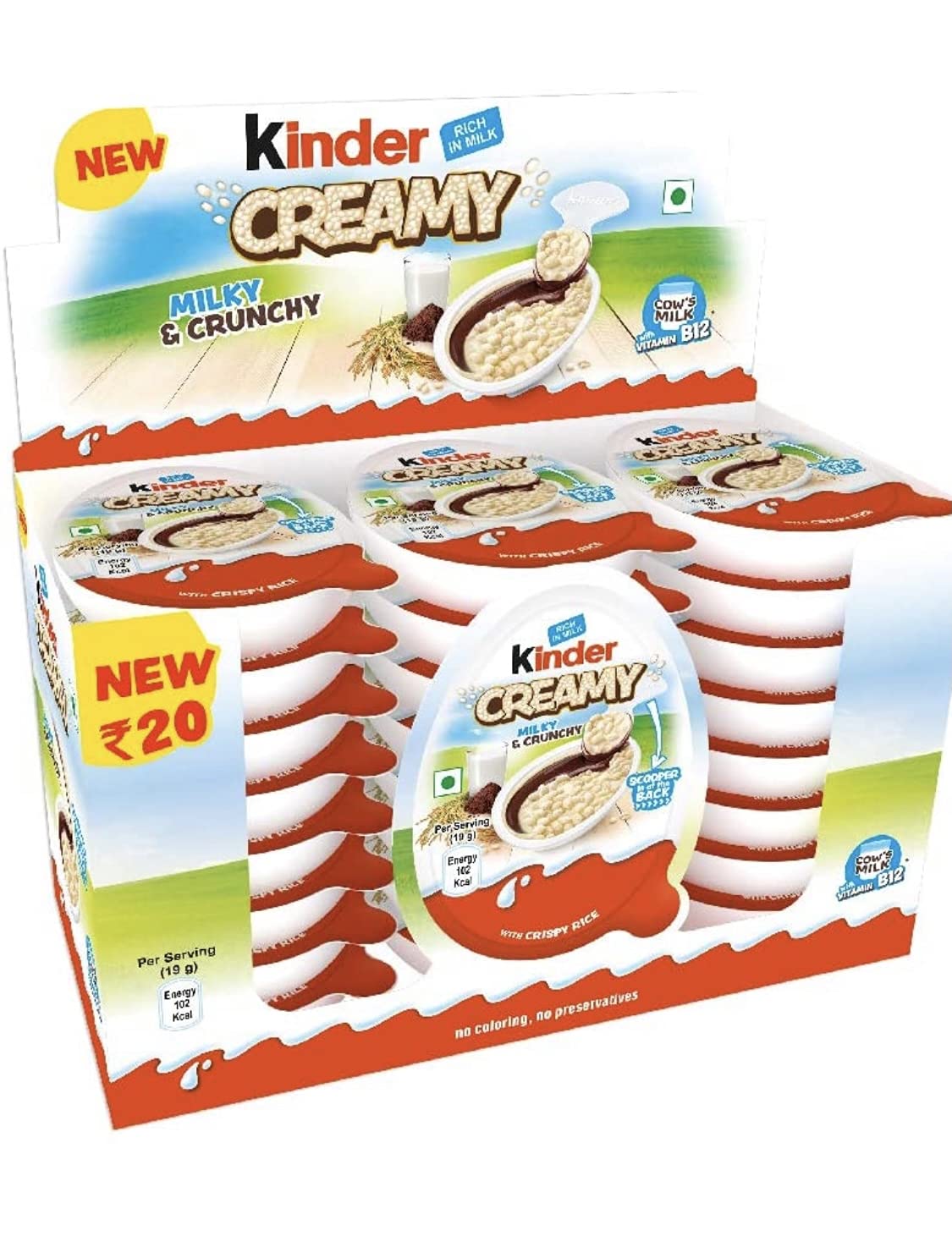 KINDER CREAMY 19 gm x 24 pcs