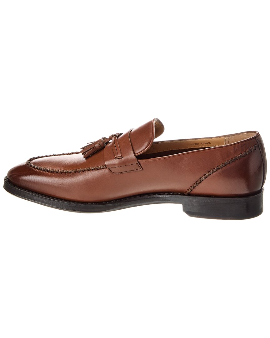 skenny leather loafer