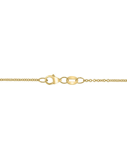 14k 7.25 ct. tw. diamond & onyx necklace
