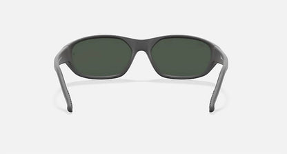 men's daddy-o sunglasses in matte rubber black