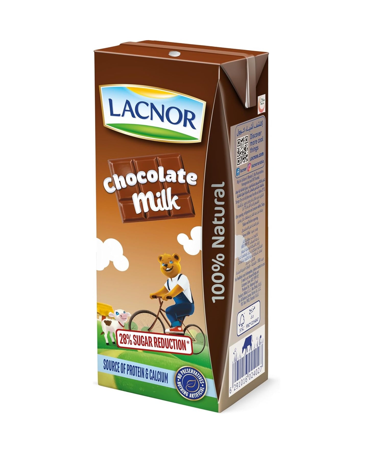 Lacnor Chocolate 180 ml x 32 pkt