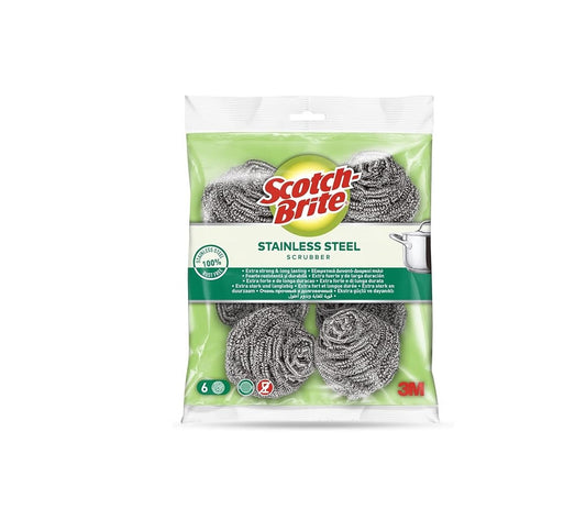 Steel Scrubber Pack 6 pcs