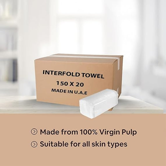 Interfold Tissue 150 sheet x 20 Pcs