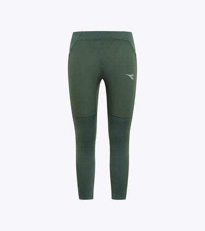 winter protection run tights in cilantro