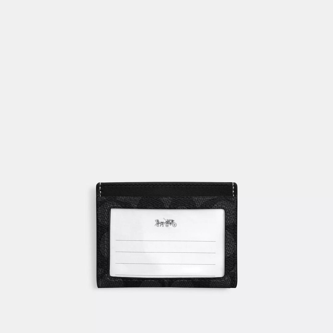 slim id card case in signature canvas