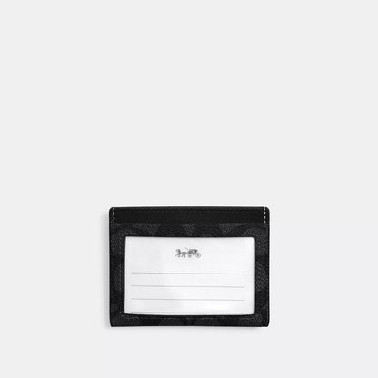 slim id card case in signature canvas