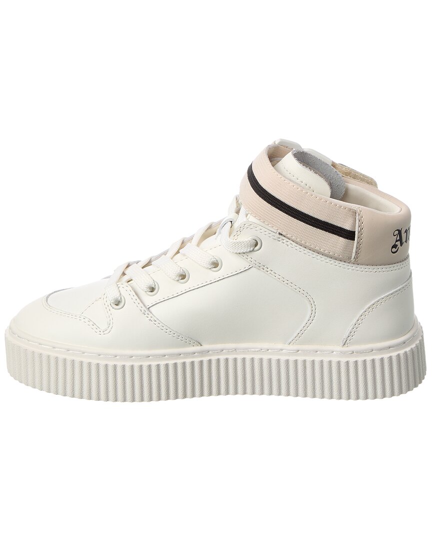1 leather high-top sneaker