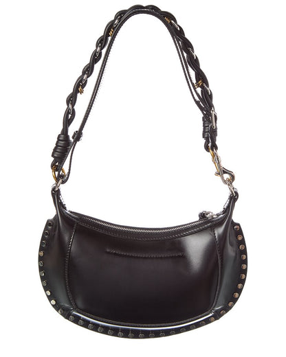 oskan moon leather hobo bag