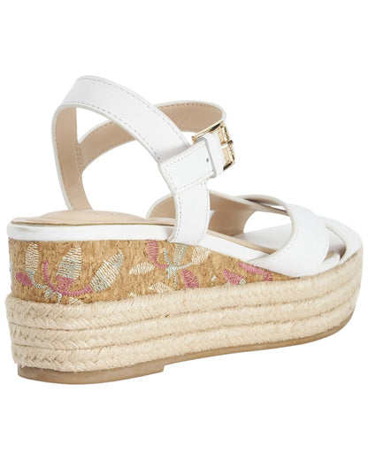 kalmias leather wedge