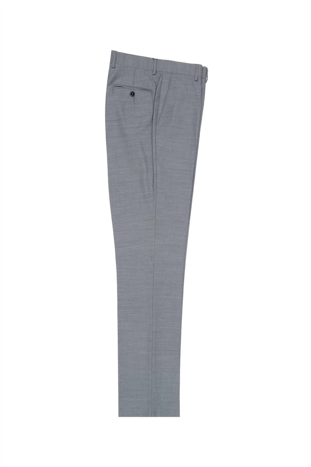 men's luxe modern fit wool pant in med grey