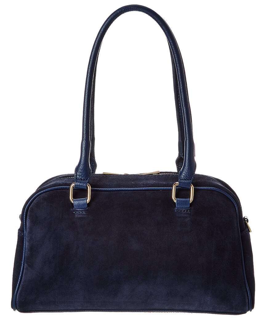 kiki27 suede shoulder bag