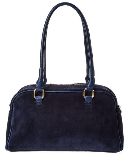 kiki27 suede shoulder bag