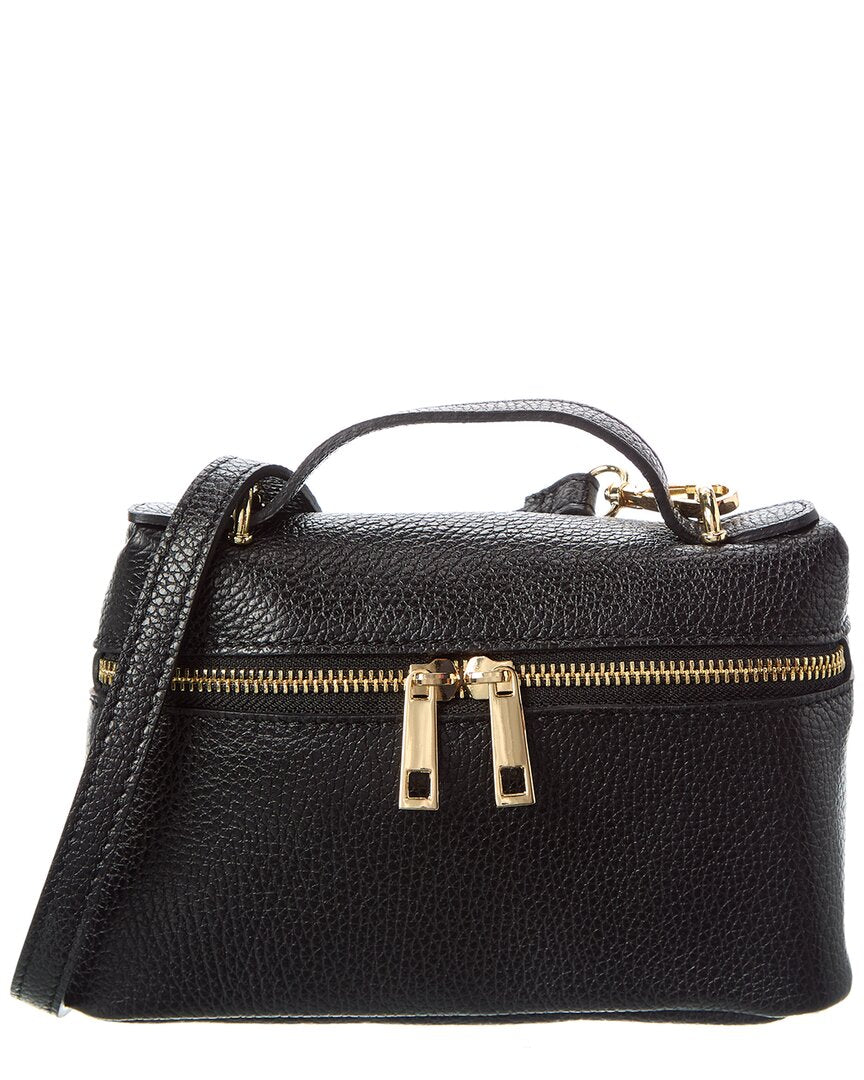livia leather crossbody