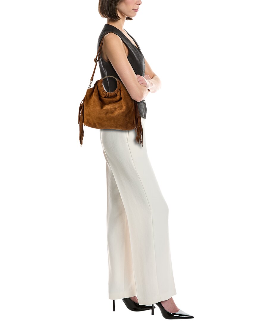 dakota27 fringe leather tote