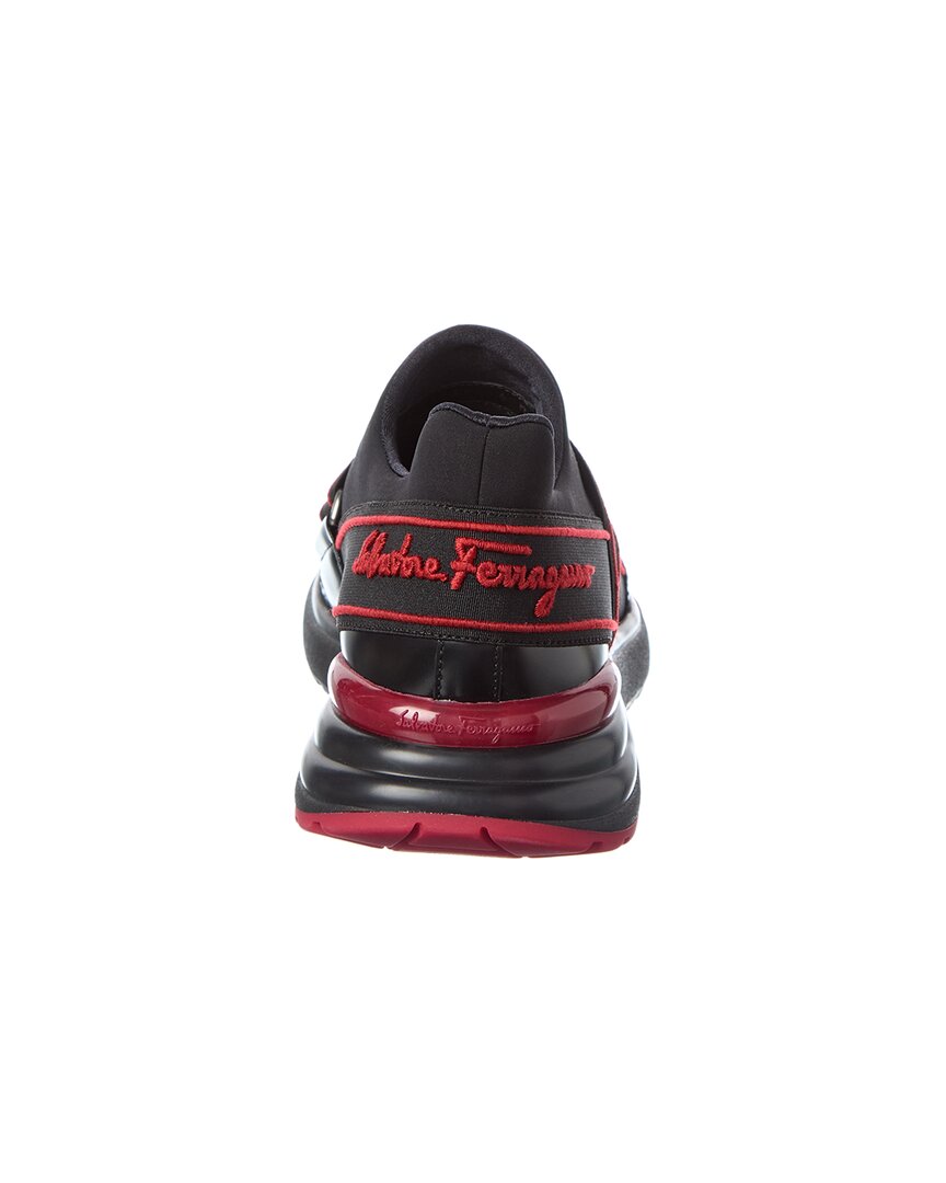 ferragamo tyla leather sneaker