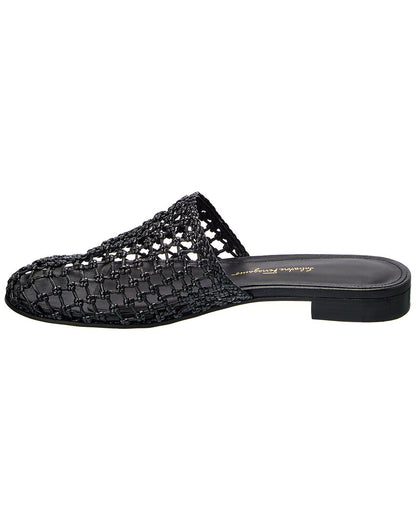 ferragamo ellas leather flat