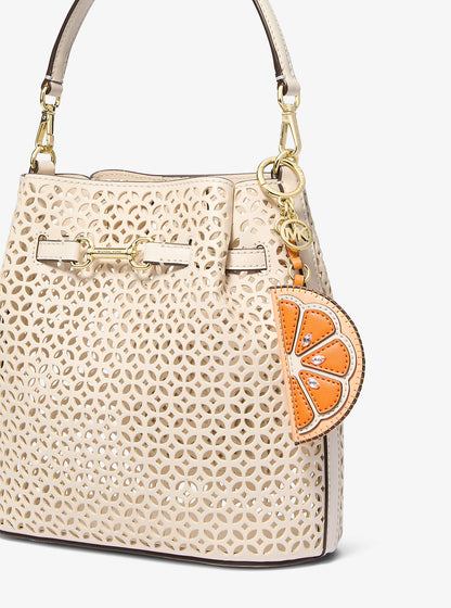 orange bag charm