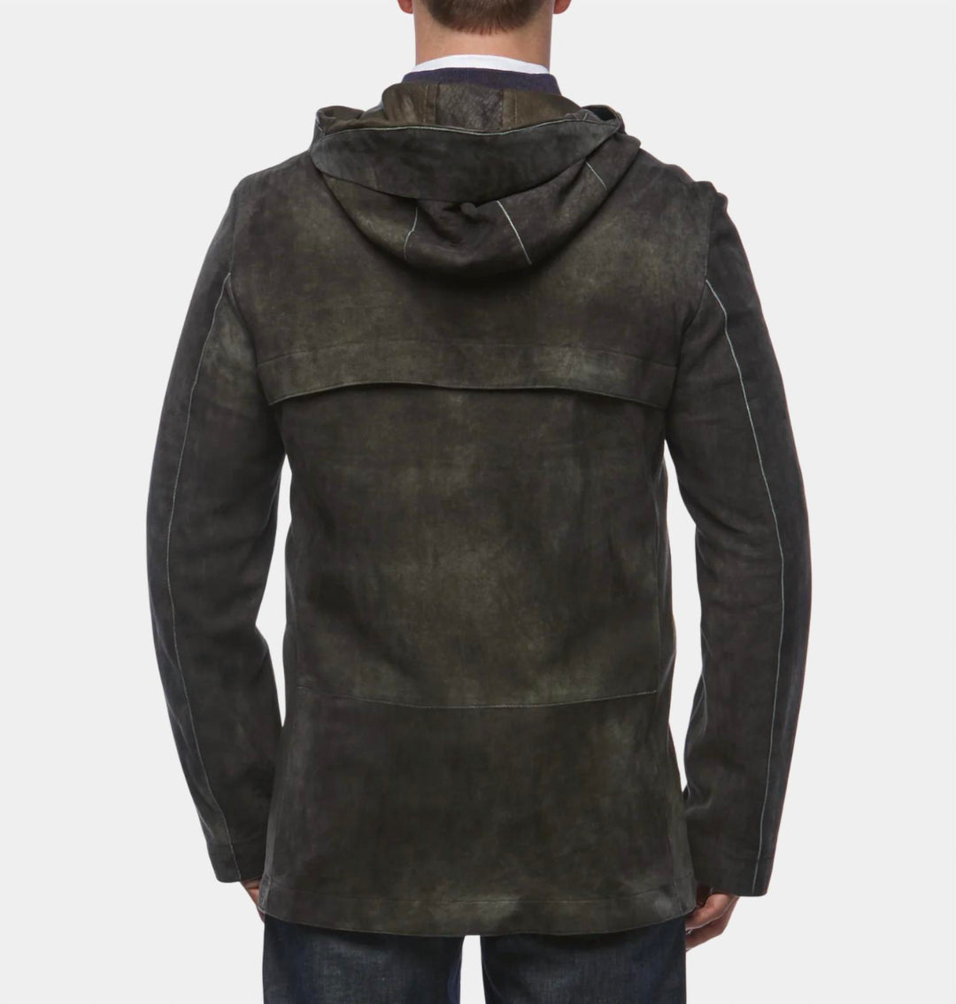 antioch hoodie jacket in olive
