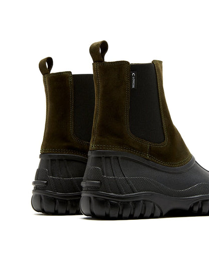 powder waterproof suede boot