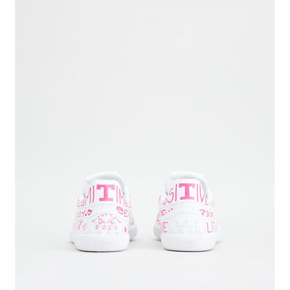 tabs sneakers in leather