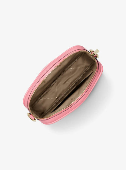 jet set small signature logo camera crossbody bag