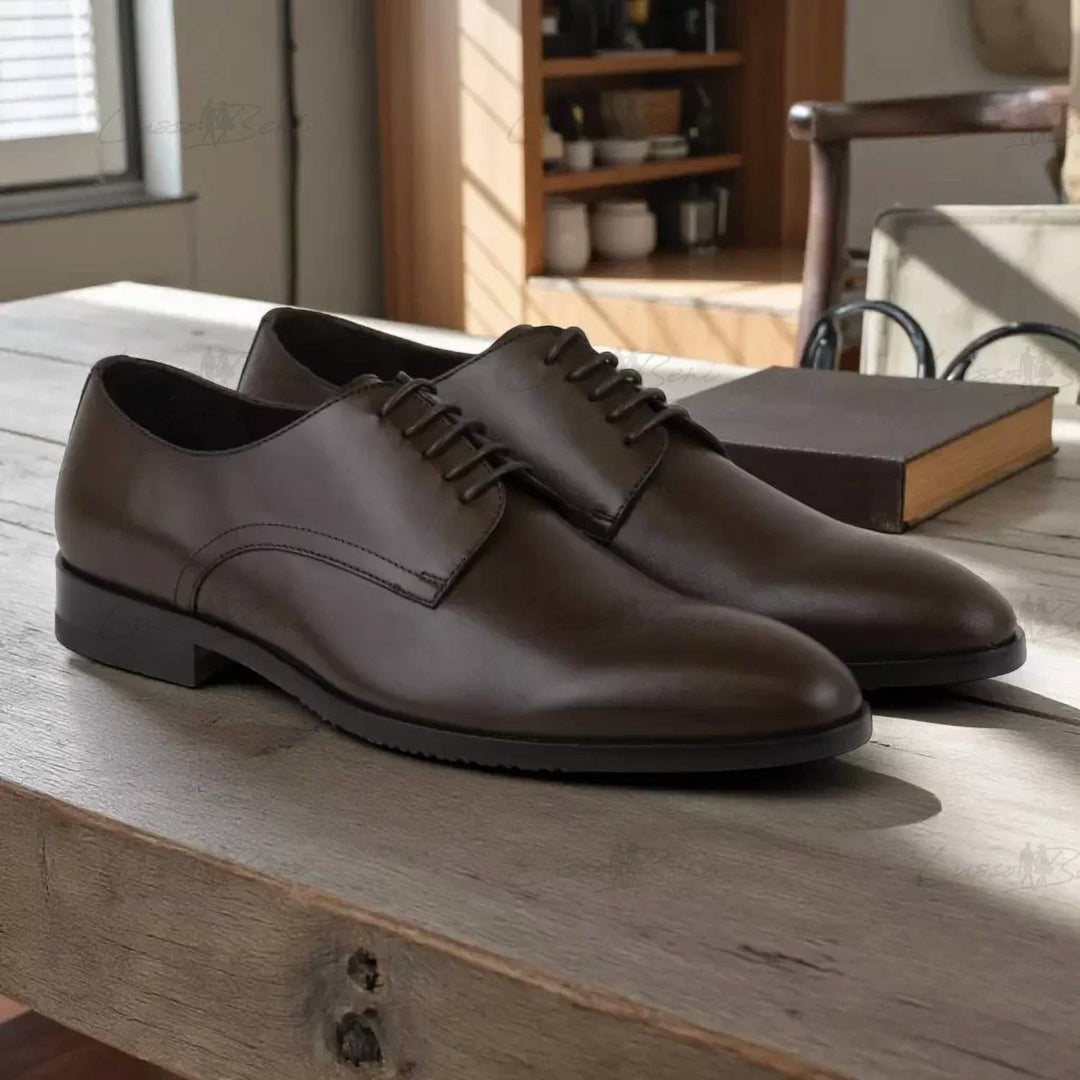 men's epicurus derby shoes in brown