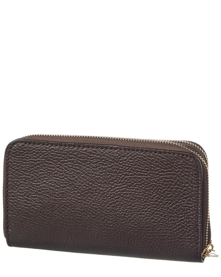 xenia zip leather continental wallet
