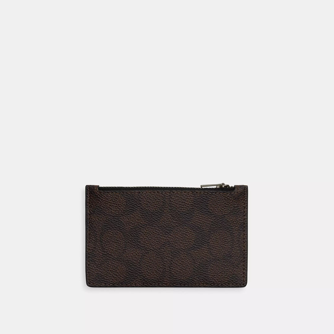 zip card case in signature