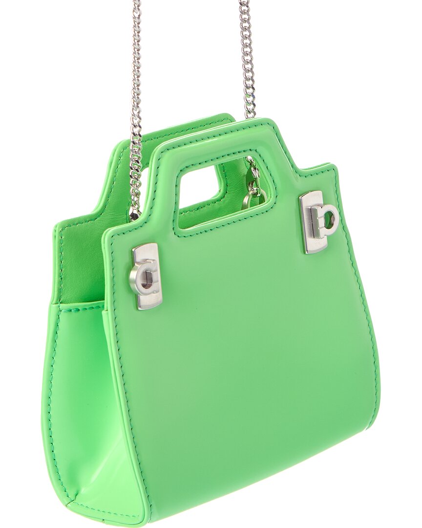 ferragamo wanda leather micro bag