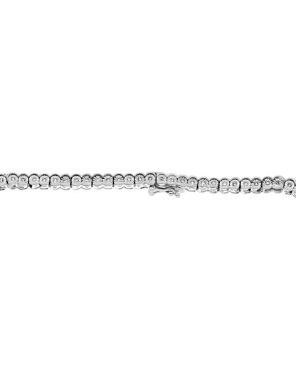 silver 1.28 ct. tw. diamond necklace
