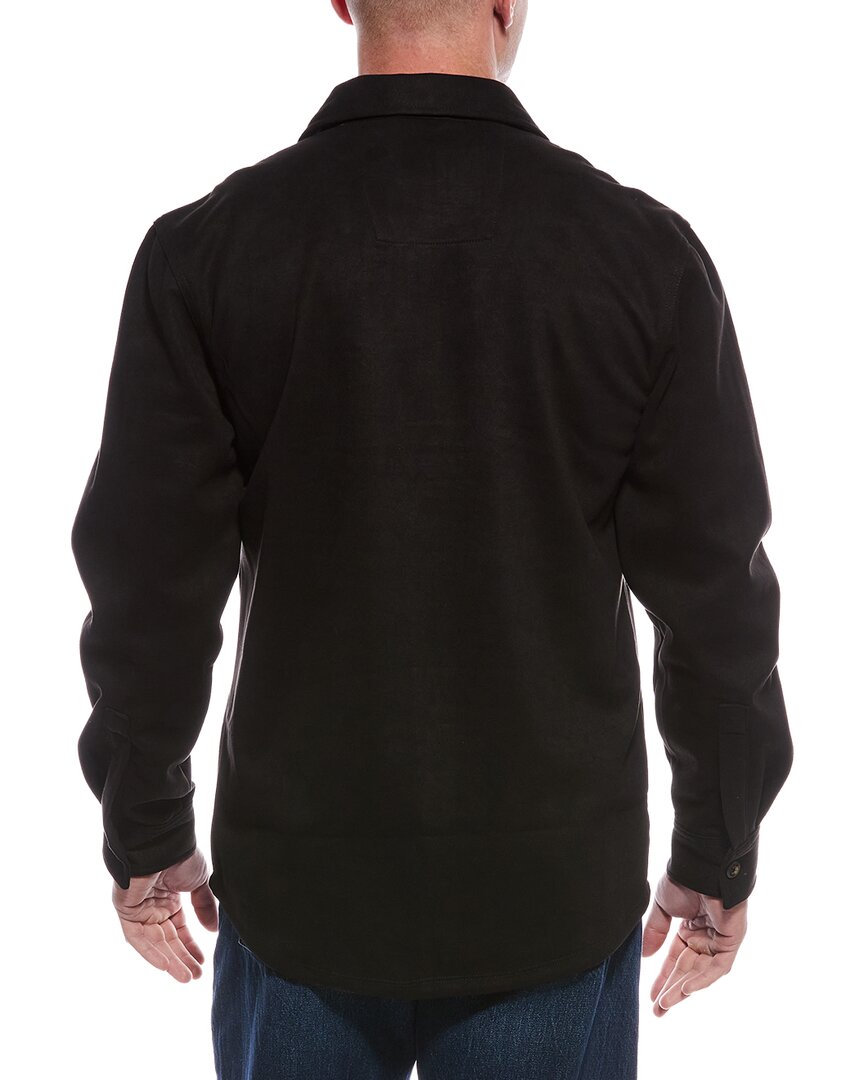 microsuede overshirt