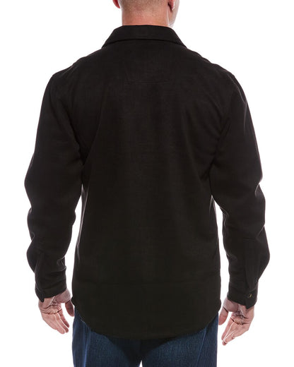 microsuede overshirt