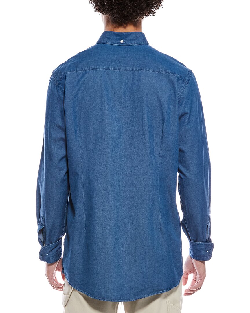 contemporary fit denim shirt