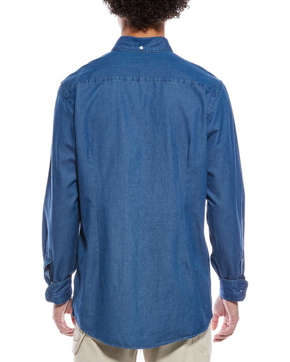contemporary fit denim shirt