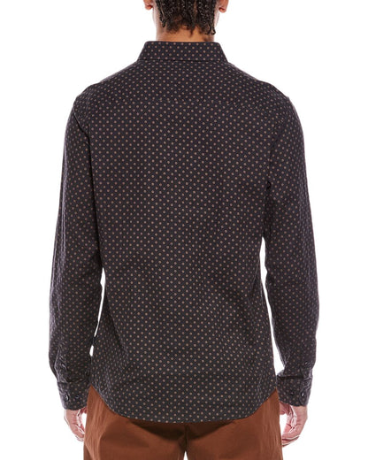 stretch print shirt