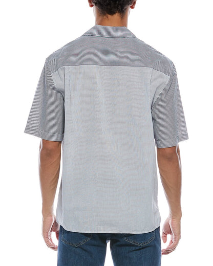 mixed stripe shirt