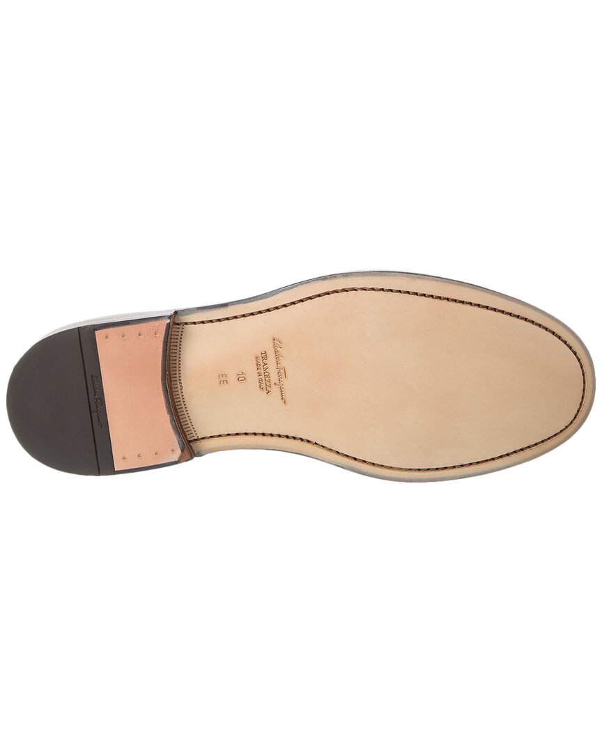 ferragamo marius leather oxford