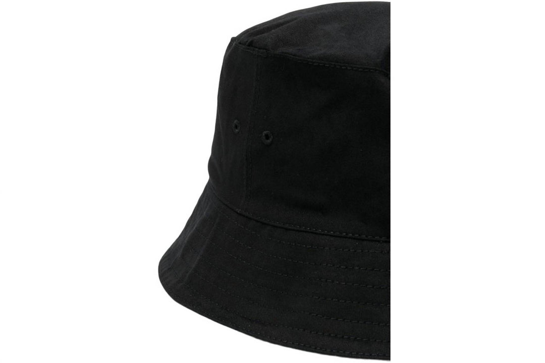 men's helvetica bucket hat in black
