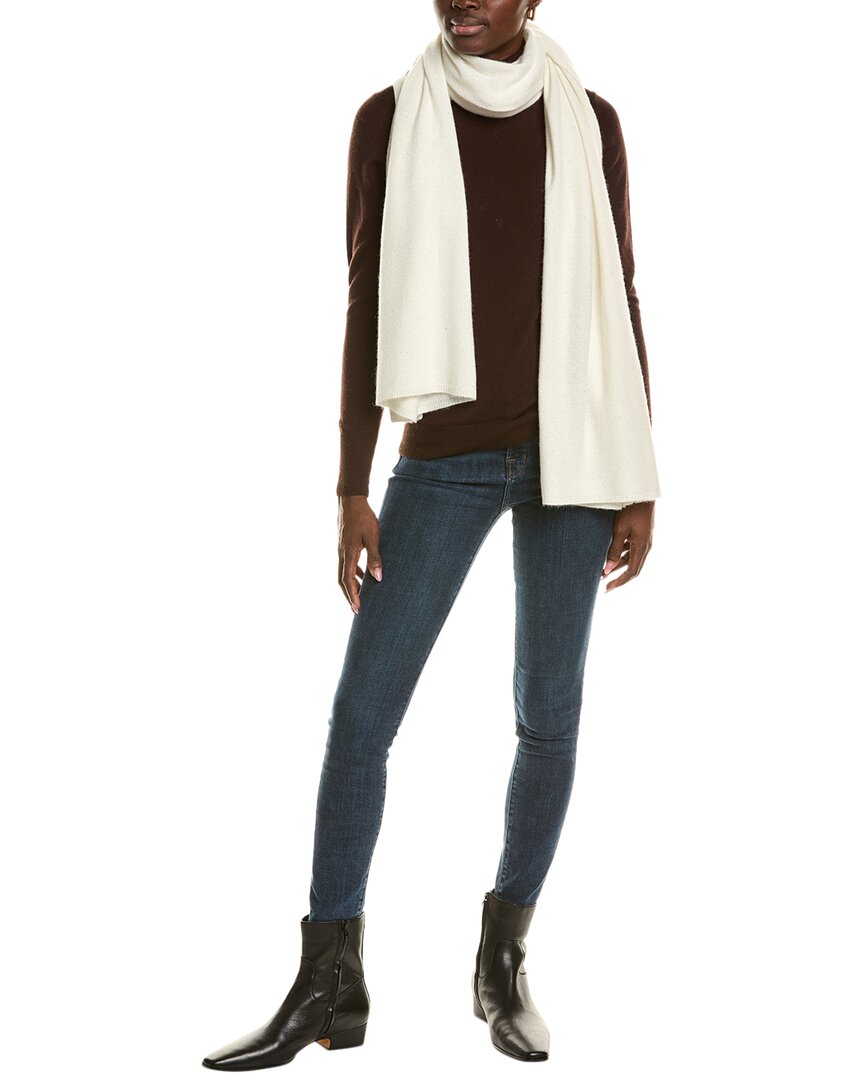 sofiacashmere lightweight cashmere-blend scarf