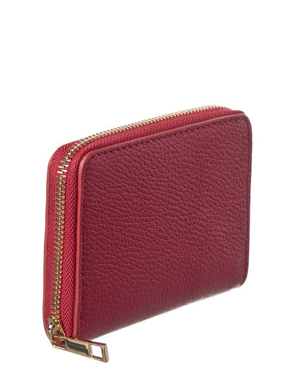 jamie zip leather wallet