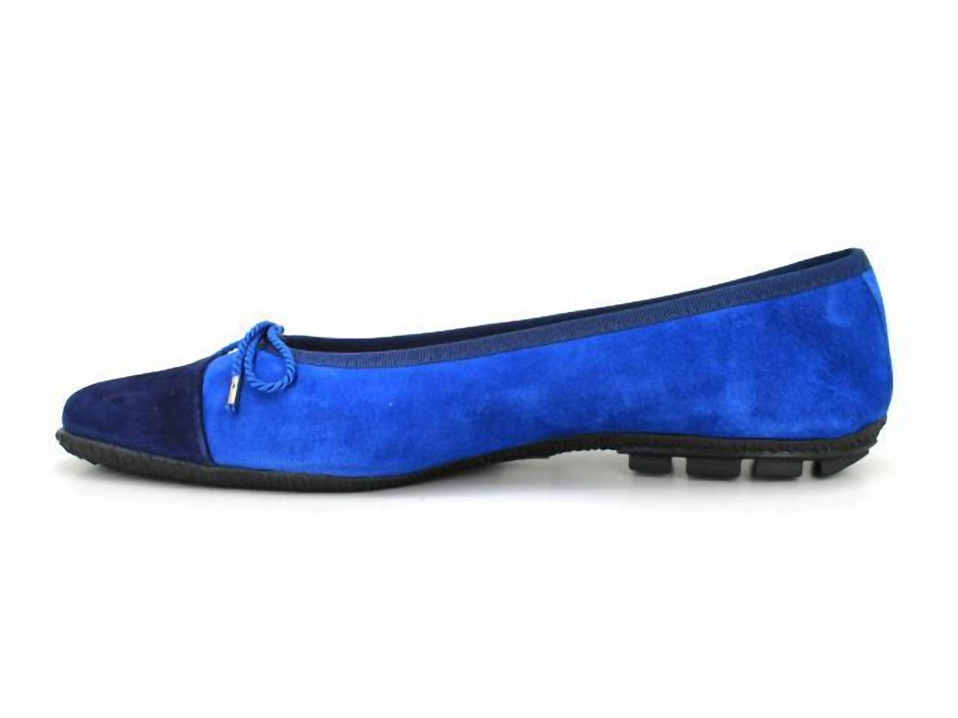 women's candy ballet shoe in blue