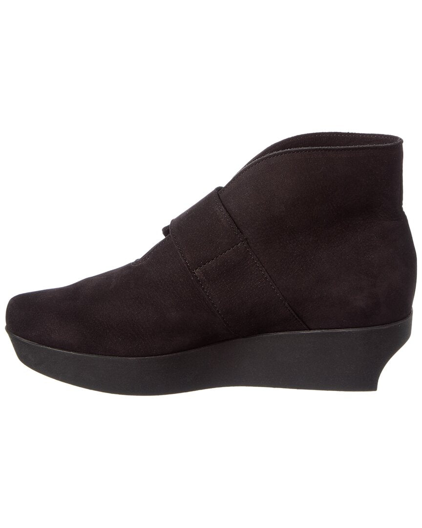fujhey suede wedge boot