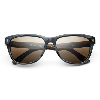 One Size - polished double horn / bronze polarized lens